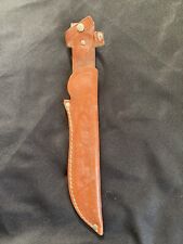 Vintage German Leather Knife Sheath Fixed Blade Made In Germany picture