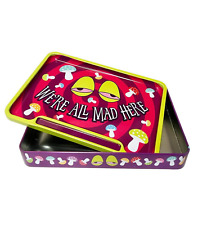 stash box with rolling tray set kit 8 inch metal stash box mushroom design picture