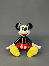 Vtg Schmid Porcelain Mickey Mouse Music Box Figurine Club March 203; Mint picture