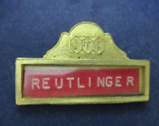 Vintage REUTLINGER Name Pin Badge, Unknown Occasion picture