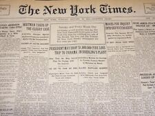 1915 JAN 19 NEW YORK TIMES - $1,000,000 FIRE LOSS IN ROEBLING'S PLANT - NT 7836 picture