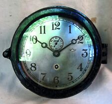 CHELSEA SHIP CLOCK *SILVERED DIAL* BAKELITE CASE RUNNING picture