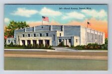 Detroit MI-Michigan, Naval Armory, Antique, Vintage Postcard picture