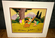 Yogi Bear Cel Hanna Barbera Signed Picnic Hiest Boo Boo Ranger Smith Cell picture