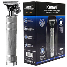 Kemei Silver Cordless Hair Clippers Trimmer Shaver Clipper Cutting Beard Barber picture