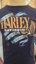 Vtg '85 Harley Davidson 3D T-Shirt- Dealer Fisher's Northumberland, PA Men's Lrg picture