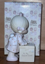 Buy 2 Get 1 Free-1987 PRECIOUS MOMENTS FIGURINE - SHARING IS UNIVERSAL picture