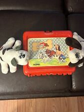 🔥Pound Puppies Vintage Lunch Box With 2 Vintage Pound Puppies. picture