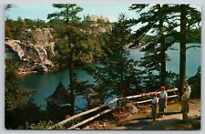 Postcard NY lake Minnewaska The Clif House Resort A5 picture