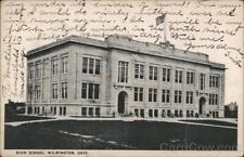 1921 Wilmington,OH High School Clinton County Ohio Black & White Postcard picture