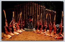 Cherokee Indians Harvest Dance 1956 North Carolina NC Unto These Hills Postcard picture