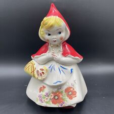 Vintage 1940s Hull-Ware Little Red Riding Hood Cookie Jar #967 Transferware picture
