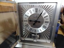 Jaeger-LeCoultre ATMOS Table Clock Air Clock Silver antique 23cm x 14cm used picture