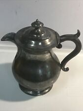 19thc Antique Pewter Tankard Flagon Tea/Coffee Pitcher from N.H. RR? picture