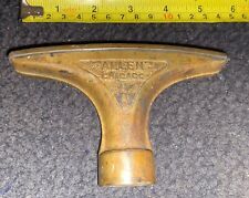 Antique/ VINTAGE Bronze-Cast Brass Allen Water Nozzle - Chicago, USA* picture