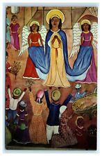 POSTCARD Rigaud Benoit's Nativity Panel Episcopal Cathedral Port-au-Prince Haiti picture