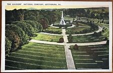 Gettysburg PA-Pennsylvania, The Soldiers National Cemetery, Monument Postcard picture