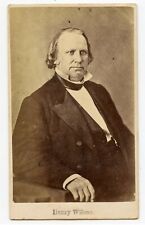 Henry Wilson, 18th Vice President of the United States, Vintage CDV Photo picture