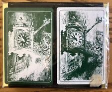 Marshall Field & Co. Chicago State St Clock Double Deck Playing Cards NOS Sealed picture