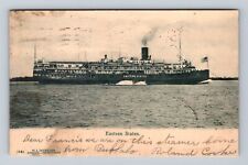 Eastern States, Ship, Transporation, Antique, Vintage c1907 Postcard picture