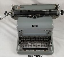 VTG 1949 Royal KMG Magic Manual Typewriter Serial KMG15-4511470 First Gray Model picture