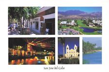 Postcard Mexico San José del Cabo City at Night Church Baja California Peninsula picture