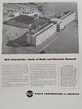 1945 RCA Radio Fortune WW2 Princeton Print Ad Laboratories Electronic Research picture