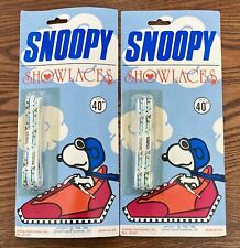 Vintage Peanuts Snoopy Showlaces Shoe Laces 40