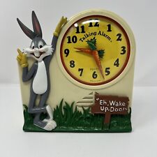 Vintage 1974 Janex Warner Bros. Bugs Bunny Talking Alarm Clock Wind Up No Voice picture