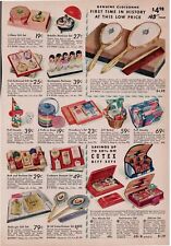 Late 1930's Sears Catalog Page #25 Cosmetic Perfume Set Mello-Glo Cutex Quints picture