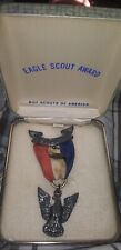 Boy Scouts of America Eagle Scout Award Medal Sterling Silver w/Original Case picture