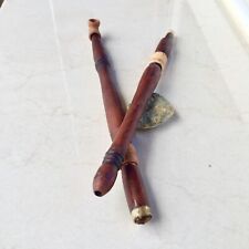 Sebsi Tabacco Pipes  And 4 Bowls Traditional Moroccan Handmade Hitter  picture