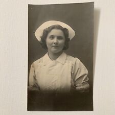 Antique RPPC Real Photograph Postcard Beautiful Young Nurse Gracie Pre WW1 picture
