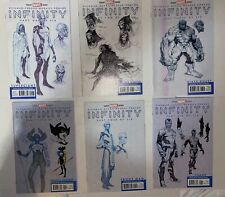 INFINITY #1-6 2013 1:50 DESIGN VARIANT COMPLETE 1,2,3,4,5,6, MARVEL Jerome Opena picture