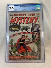 Marvel Journey Into Mystery 1962 #83 Thor CGC 2.5 Comic Book picture
