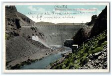 1916 Scenic View River Roosevelt Dam Phoenix Arizona AZ Vintage Antique Postcard picture