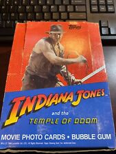 vintage 1984 Topps Indiana Jones and the Temple of Doom Cards Box 36 Packs picture