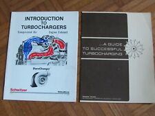 SCHWITZER TURBOCHARGER INFO ADVERTISING BROCHURE 1969 & 1980 picture
