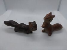Vintage Lugene's Squirrel Figures Made In Japan Lot Of 2 picture