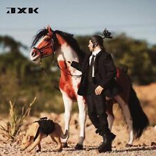 JXK 1:6 American Paint Horse Animal Resin Simulation Statue Toy in stock picture