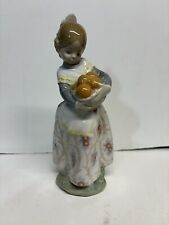 Vintage LLADRO Valencia Girl With Oranges 4841 Porcelain Figurine Spain picture