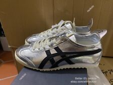 NEW Stylish Onitsuka Tiger MEXICO 66 Sneakers - Pure Silver/Black, 1183B566-020 picture