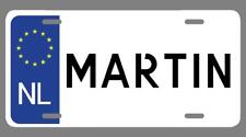 Martin Name Euro Style License Plate Tag Vanity Novelty Metal | UV Printed Metal picture