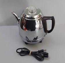 VTG General Electric GE Percolator Electric Pot Belly Coffee 33P30 USA Tested picture