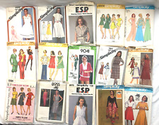 (Lot of 15) Vintage Simplicity Sewing Patterns 1970s 1980s Uncut Dress Skirt picture