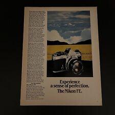 1980 Nikon FE 35 mm Camera Print Ad Original Vintage A Sense Of Perfection picture