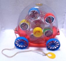 Retro TOY rarities MUSICAL CIRCUS WAGON 1970s operation confirmed sound picture