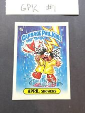 April Showers 1985 Topps GPK Garbage Pail Kids OS1 Series 1 7b - Glossy - NM/M picture