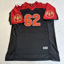 Bacardi 62 Drink Responsibly VINTAGE Football Jersey Size LARGE picture