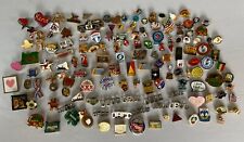 Large Pin Back Lot - Variety of Categories - 1 Lbs 8 oz. Total Weight Read Notes picture